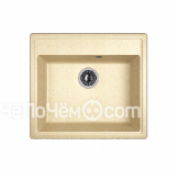Кухонная мойка DR.GANS Ника (570х510х217) Дюна (25.070.D0570.402)