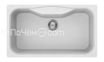 Кухонная мойка OMOIKIRI  maru 86-wh tetogranit/белый 4993165