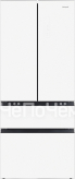 Холодильник WEISSGAUFF WFD 450 Built-in Inverter NoFrost White Glass