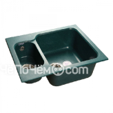 Кухонная мойка GRANFEST Standart GF-S615K зеленый