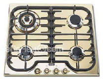 Варочная панель ILVE h 60-cnv/o brilliant brass, (ручки латунь)