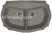 Кухонная мойка FLORENTINA Эмилия 870 черный (20.365.F0870.102)