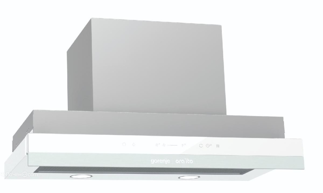 Вытяжка Gorenje BHP 643 ORAW белый/белое стекло