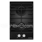 Варочная панель MAUNFELD mghg.32.21b_black glass (чёрное стекло+вставка)