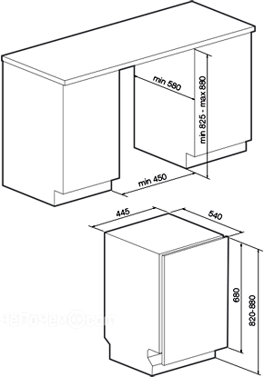 Посудомоечная машина GRAUDE VG 45.0