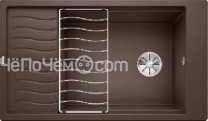 Кухонная мойка Blanco Elon XL 8 S SILGRANIT PuraDur клапан-автомат InFino® кофе гранит 524869