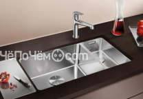 Кухонная мойка BLANCO 520828 ANDANO 500/180-U левая без клапана-автомата