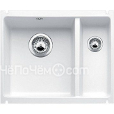 Кухонная мойка BLANCO 514529 subline 350/150-u керамика глянцевый белый puraplus
