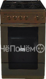 Кухонная плита ЛЫСЬВА гп 400 м2с-2у коричневый без крышки