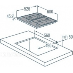 Варочная панель Gorenje GGS 64 AB