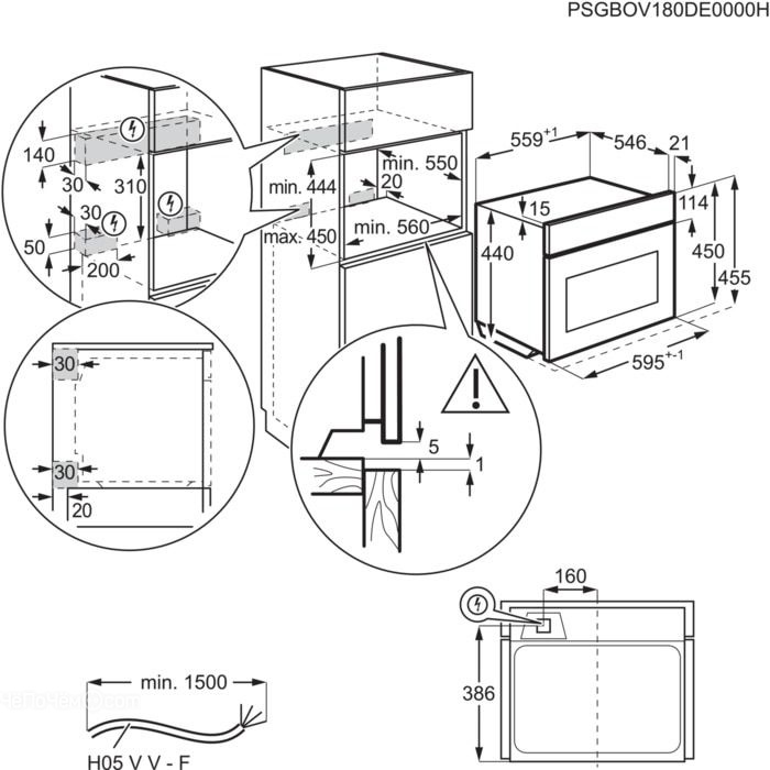 Духовой шкаф ELECTROLUX VKL8E00Z