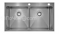 Кухонная мойка SEAMAN Eco Marino SMB-8851DS с клапан-автоматом нержавеющая сталь