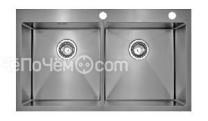 Кухонная мойка SEAMAN Eco Marino SMB-8851DS с клапан-автоматом нержавеющая сталь