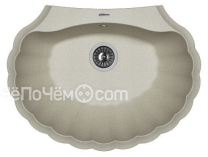 Кухонная мойка FLORENTINA Гребешок бежевый (20.345.E0695.104)