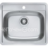 Кухонная мойка ALVEUS More 10 FS SAT-90 1103108 (в комплекте с сифоном 1130551)