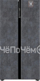 Холодильник WEISSGAUFF WSBS 600 NoFrost Inverter Rock Glass