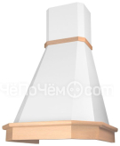 Вытяжка ELIKOR камин грань 60 бежевый / дуб кремовый