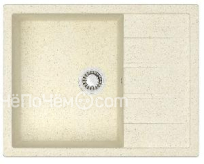Кухонная мойка ZETT lab 151/Q2 бежевый T151Q002