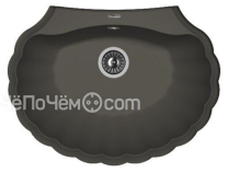 Кухонная мойка FLORENTINA Гребешок антрацит (20.345.E0695.302)