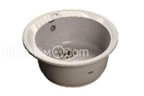 Кухонная мойка GRANFEST Rondo GF-R520 серый