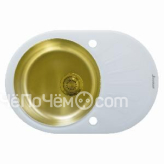 Кухонная мойка Seaman Eco Glass SMG-730W Gold (PVD)