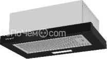 Вытяжка WEISSGAUFF TEL 500 Black Glass