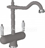 Смеситель FLORTEK АРИЯ FK грей (334.21H.2113.305)