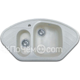 Кухонная мойка GRANFEST Corner GF-C960E (960х510) Серый 310 угловая 417608
