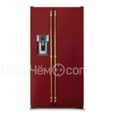 Холодильник IO MABE ORE30VGHCRR бордо, ручки золото/бронза