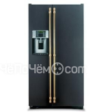 Холодильник IO MABE ORE24CGHFNM черный антрацит, ручки золото/бронза