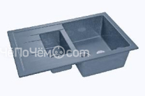 Кухонная мойка GRANFEST Quadro GF-Q775KL графит