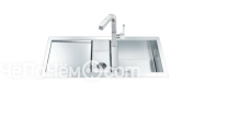 Кухонная мойка SMEG lqr100f-2