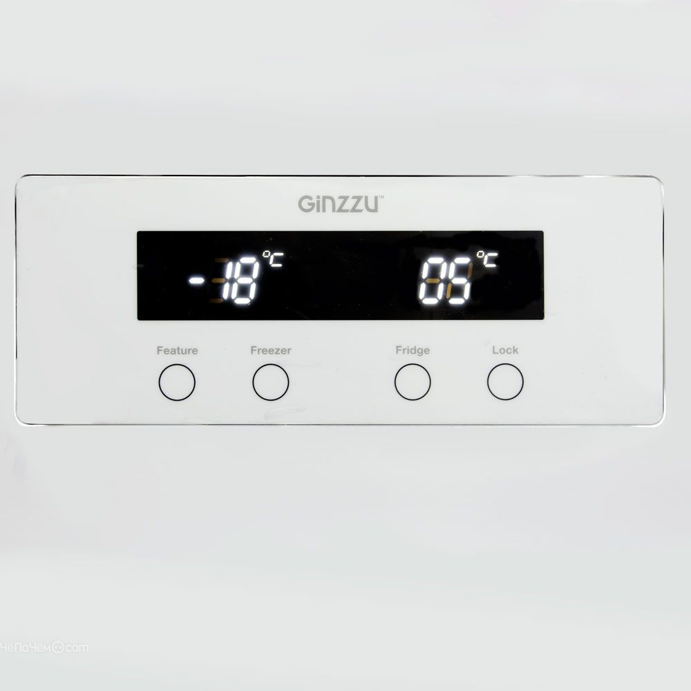 Холодильник GINZZU NFK-465 White
