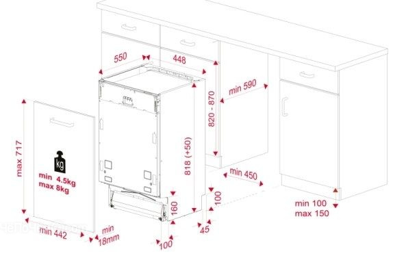 Посудомоечная машина TEKA DFI 74950