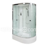 Душевая кабина DETO ЕМ2712 L с электрикой