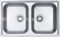 Кухонная мойка ALVEUS Line 90 NAT-90 1066751 (в комплекте с сифоном 1130555)