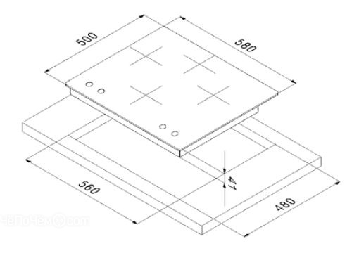 Варочная панель ZIGMUND & SHTAIN GN 248.61 A