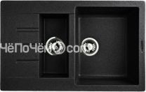 Кухонная мойка LAVA d.2 (lava чёрный металлик)