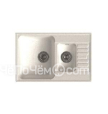 Кухонная мойка LEX ST. MORITZ 740 WHITE