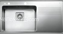 Кухонная мойка TEKA Frame1B1DPPLUSRHDполировка(art.40180511)