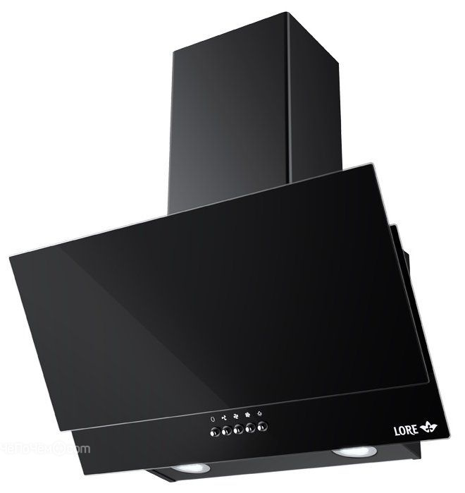 Вытяжка LORE EGL 600 черное стекло
