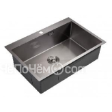 Кухонная мойка MILACIO Denia 750 Steel MC.77509 вороненая сталь