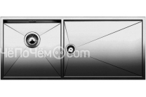 Кухонная мойка BLANCO zerox 400/550-t-if/n чаша слева (517260)