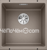 Кухонная мойка Blanco SUBLINE 400-U SILGRANIT серый беж с отв.арм. InFino (арт.523429)