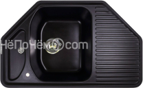 Кухонная мойка ZIGMUND & SHTAIN eckig 800(черный базальт)