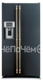 Холодильник IO MABE ORE24CGFFNM черный антрацит, ручки золото/бронза