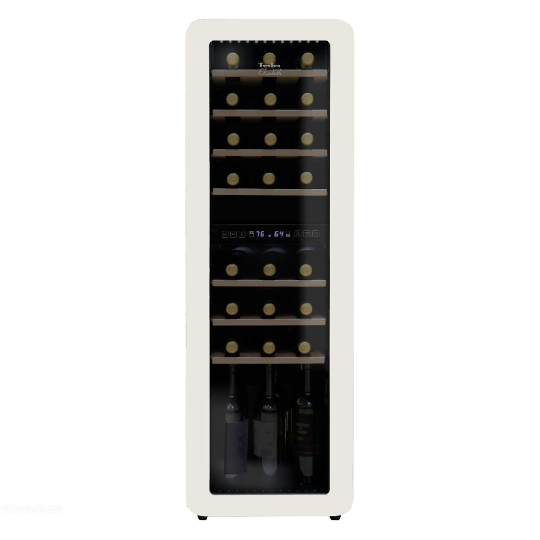 Винный шкаф TESLER CWC-308 IVORY LD