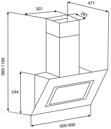 Вытяжка KORTING khc 61080 gn