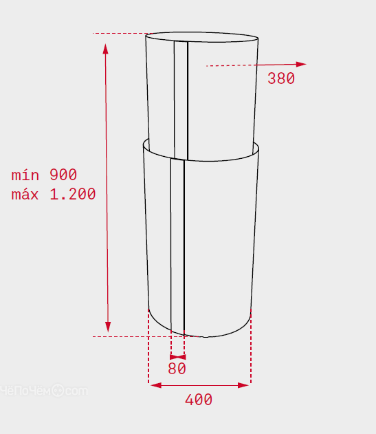 Вытяжка TEKA CC 480 STAINLESS STEEL (40480320)