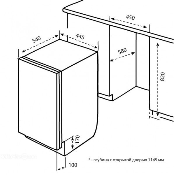 Посудомоечная машина KORTING kdi 45175